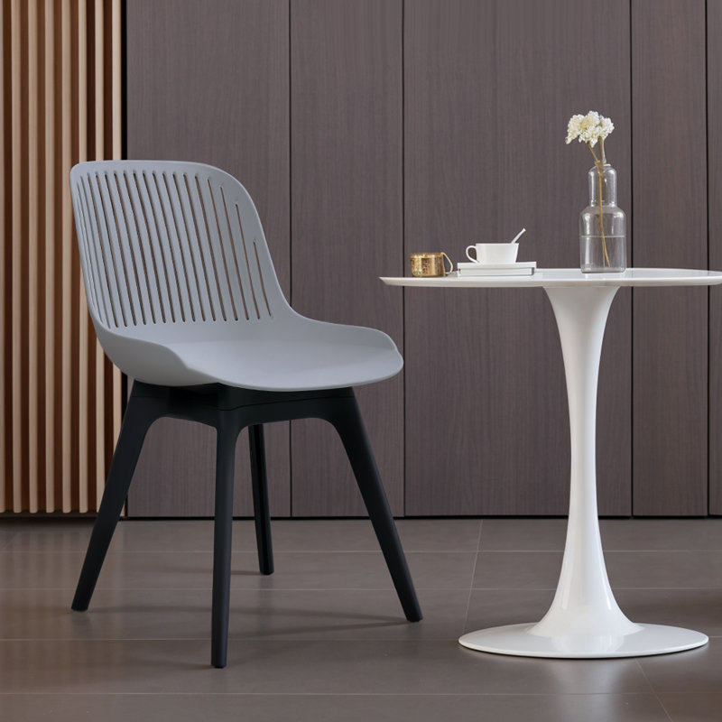 53 H Upholstered Dining Chair in Grey