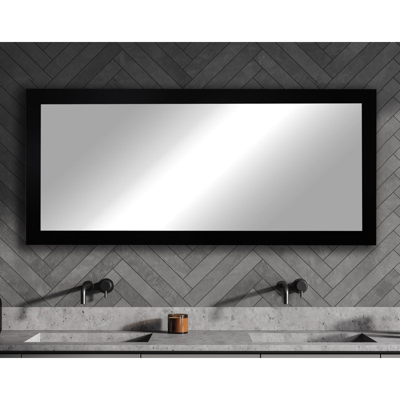 Mirror, 33" x 62", Black