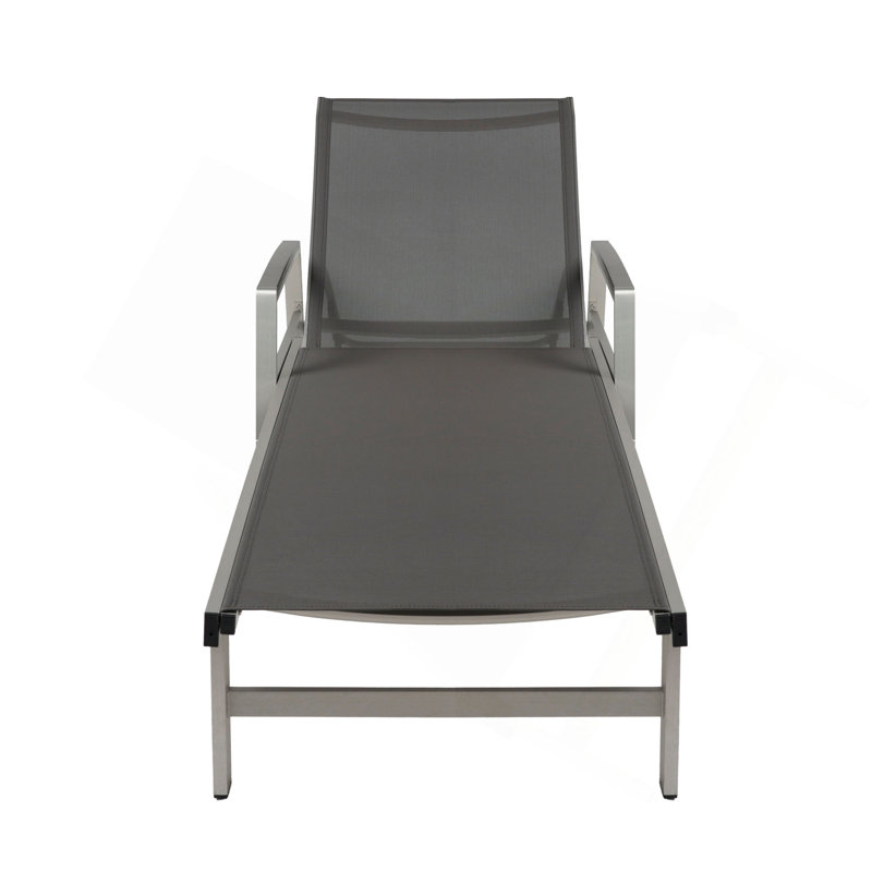 Chaise longue Oxton, Gris