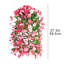  Faux fleurs artificielles pour la décoration de la maison Rose artificielle conditionneuse de fleurs conduisant le blocage du salon Décoration du plafond Plantes d'emballage en plastique Faux fleurs vignes Fleurs artificielles-128927334