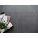 Pavia Hand Loomed Silky Nylon Solid Color Area Rug in Gray