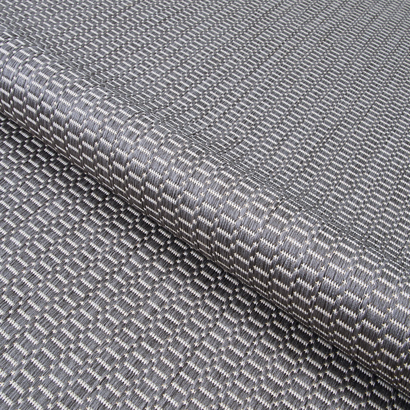 Fierce Sella Gray-Beige Indoor/Outdoor Rug, Rectangle 6'2" x 9'2"