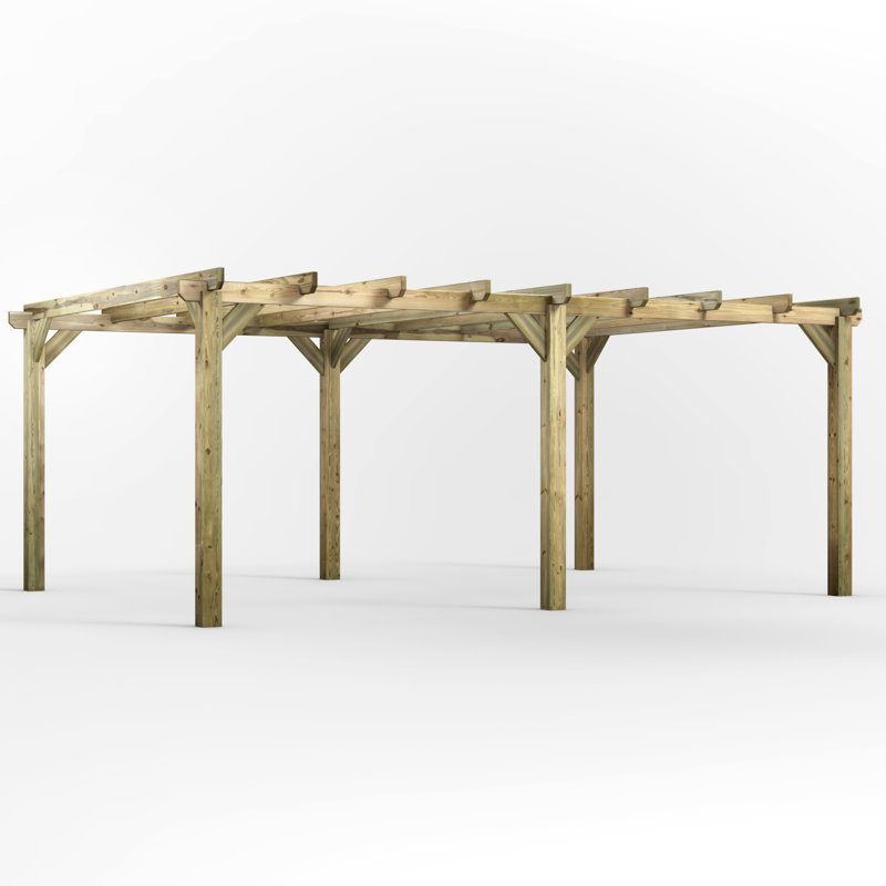Powersheds 20 x 14ft Timber Pressure Treated Pergola