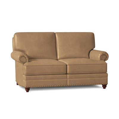Carrado Leather Loveseat