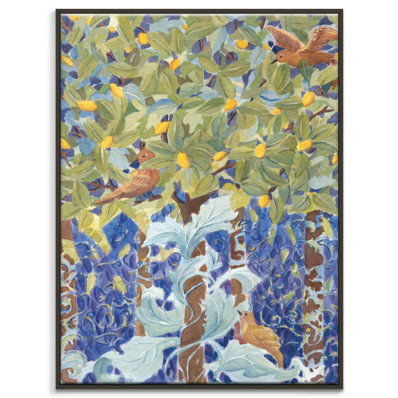 Tree Of Life by Catherine Fitzgerald - Print on Canvas, 102cm H x 76cm W, Timber