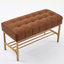 Banc de rangement rembourré pour chaussures