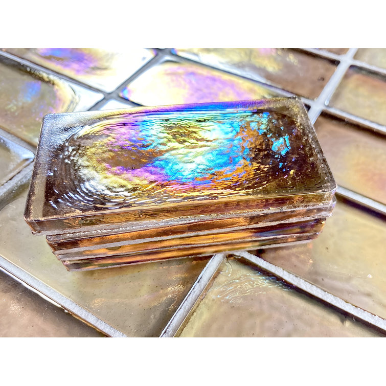 GBM® Atmosphere Citrine 2 x 2 Glass Wall Tile