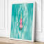 Pink Kayak Through Turquoise Coastal - Wrapped Canvas-1940569984-1940569994