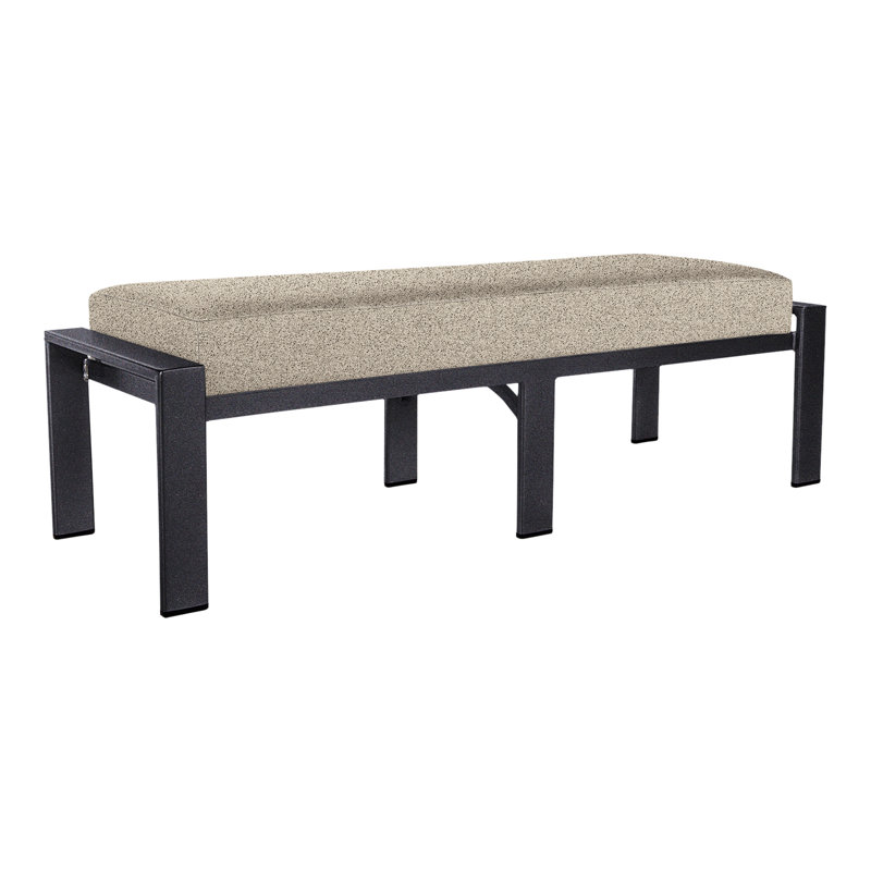 Studio Outdoor Bench, Graphite, Sahara Cafe