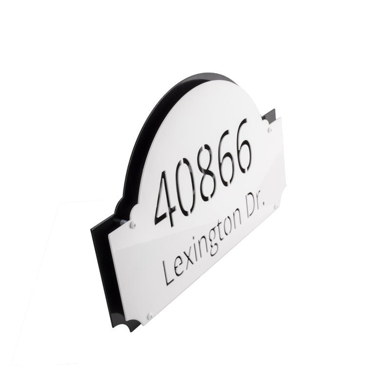 Plaque murale fantaisie, Vert chasseur / blanc, Oui, Vert forêt