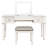 Mirrored Vanities Desk With Drawers, Bedroom Makeup Vanity Table Set With Mirror And Stool, Flip Up Dressing Table For Bedroom/Makeup Room
