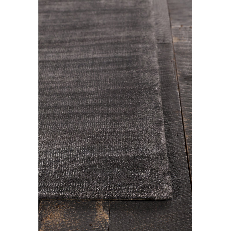 Sopris Hand Loomed Area Rug in Charcoal, Rectangle 5' x 7'6"