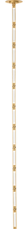 Catena 41 Pendant, Hand Rubbed Antique Brass, 3000 Kelvins, Remote