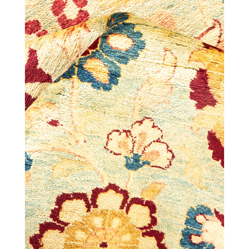 Classic One-of-a-Kind 6' 2" X 13' 10" Hand Knotted Area Rug