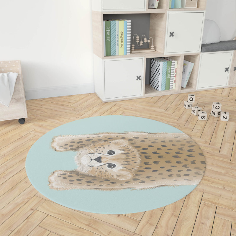 Tapis de jeu Lil Liling Leopard Kids, Bleu