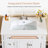 36" Bathroom Vanity With Ceramic Sink