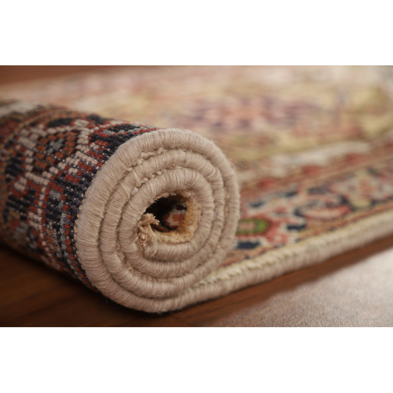 Tapis de couloir géométrique Heriz Serapi 3X8