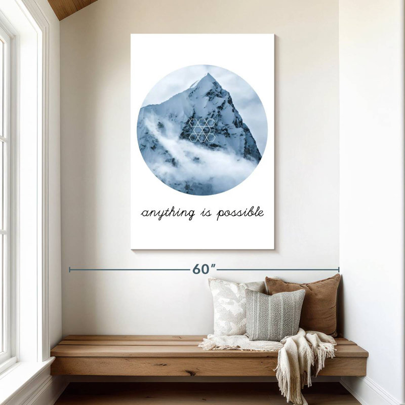 Tergel Geo Anything Is Possible, 48" H x 32" W