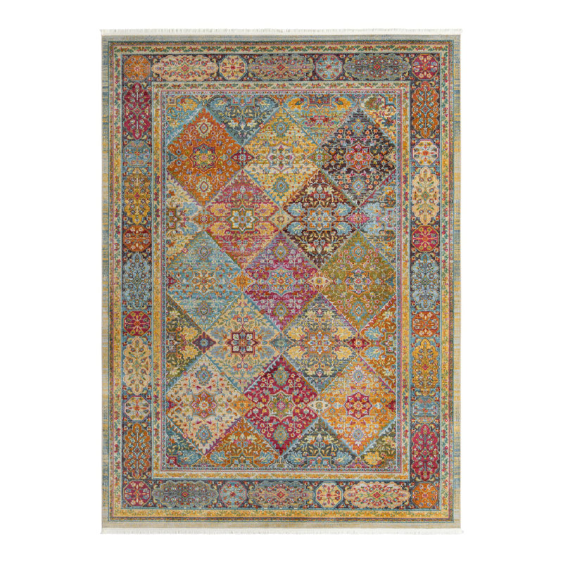 Folmar Geometric Indoor Rug, Rectangle 9' x 12'