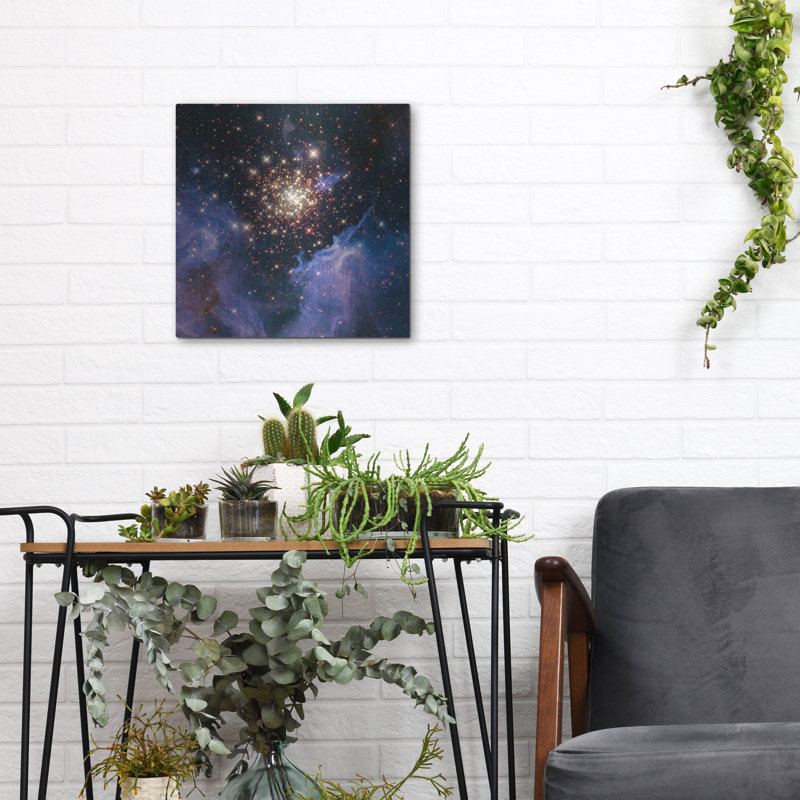  Art mural en métal «Start Cluster» par la NASA Hubble Space Telescope, H 12 po x l 12 po