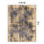 Tapis jaune / ivoire / gris Malica-92615268