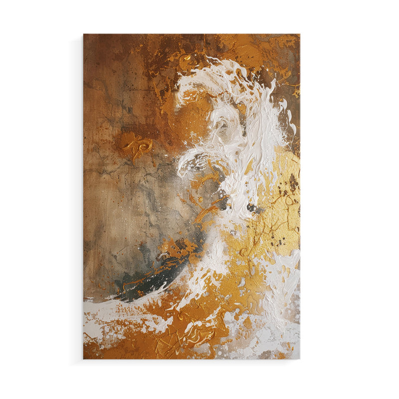 Série ABSTRACT CD XXIV - Impression sur toile seulement - NON CADRE, H 36 po x l 24 po
