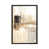 Toile encadrée de bois rustique foncé