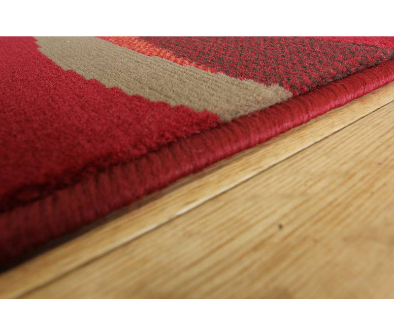 Kirree Abstract Shag Area Rug, Rectangle 120 x 170cm
