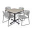 Nicklas square break room table, 4 Zeng stacking chairs-32668297-32668292-131450073