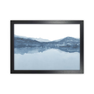 Watercolour Landscape II - Shades of Blue 1 Piece Wall Art