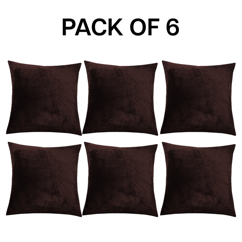 Square Scatter Cushion Cushion Cover, Brown