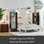 Lit escamotable Murphy avec placard, tiroirs et table-448743380