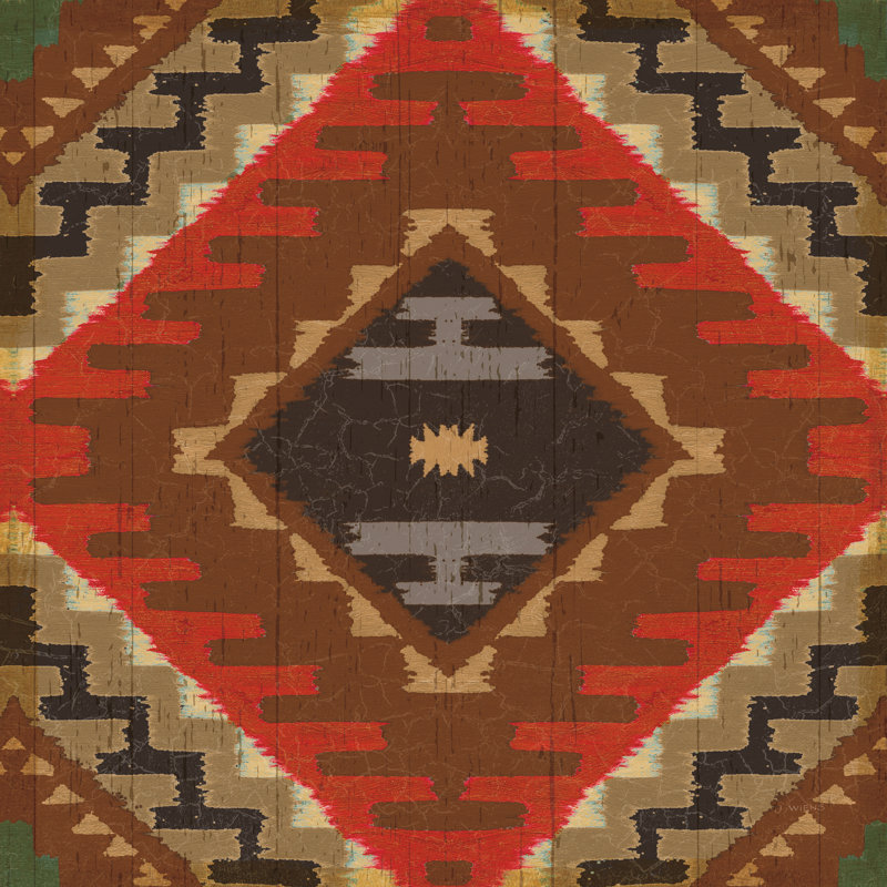 Country Mood Navajo Tile VIII by James Wiens - Wrapped Canvas Painting, 122cm H x 122cm W x 3.8cm D