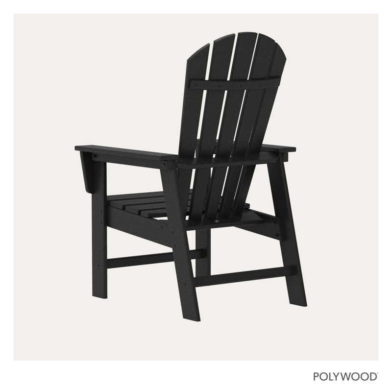 POLYWOOD South Beach Casual Chair, Black