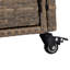 Chariot-bar d'extérieur en osier (sans tabouret inclus)