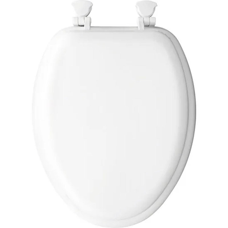 Mayfair by Bemis Eden Elongated White Soft Toilet Seat, White