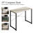 47 Inch Metal Writing Desk-913875385-913875387