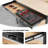 63 Inch Heavy-Duty Workbench with Drawers & Pegboard, Multi-Functional Tool Storage Cabinet for Workshop Garage