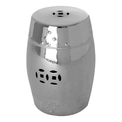 Friend Ceramic Accent Stool