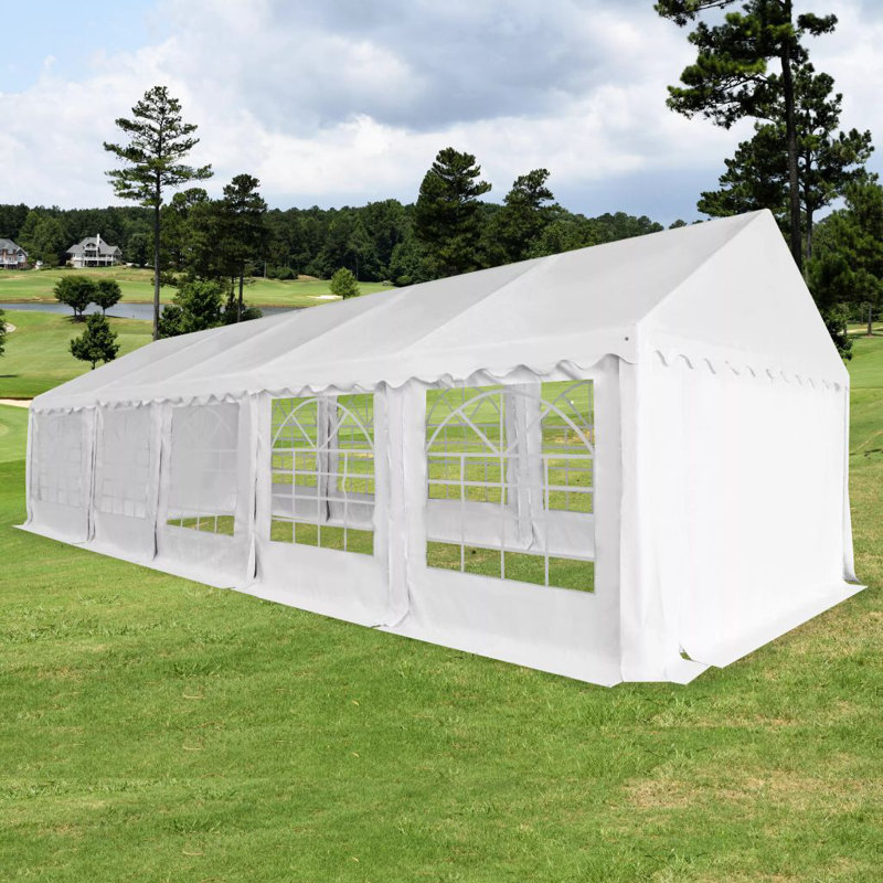 Clarkton Steel Gazebo, White
