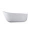 Baignoire de trempage autoportante 66,90 po x 31,50 po