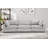 Nuccio 115.8'' Wide Modern Minimalist Pillow Back Sectional Sofa With 3-Seating