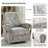 Adella 34'' W Rocking Swivel Nursery Recliner-75660724