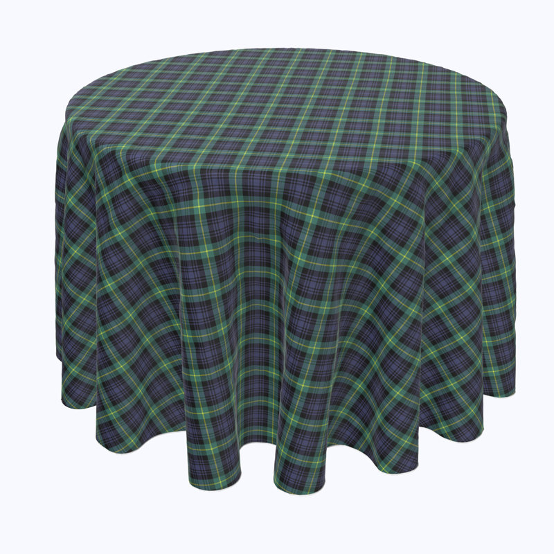 Reem Tartan Tablecloth, 114" x 114"