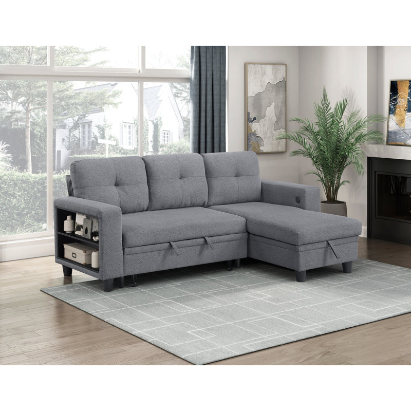 Canapé modulaire réversible Douglas, Gris