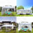 20 Ft. W x 10 Ft. D Steel Pop-Up Canopy with Four 10 FT. Windows and Two 10 FT. Doors-43604344