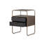 45cm W Iron Bedside Table