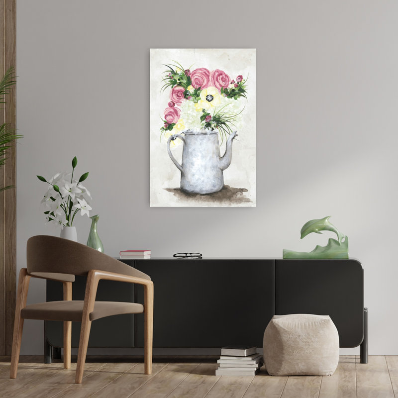 Art floral rétro de la fête des mères, H 36 po x l 24 po