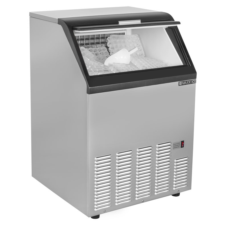 Maxx Ice 120 lb Stainless Steel Undercounter Ice Maker