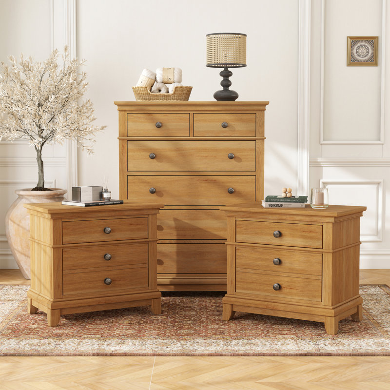 Tynemouth 3-Piece Nightstands And Chest Set